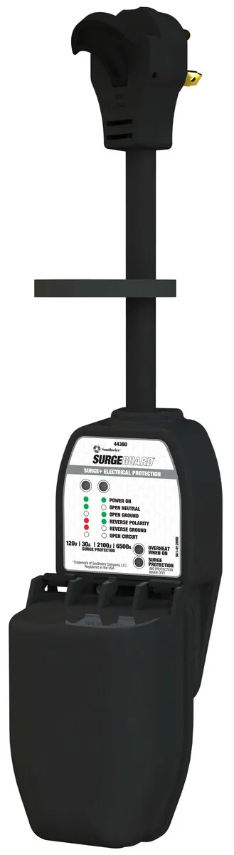 44380 – SOUTHWIRE Surge Protector, Identifies Power Supply Status Portable 30 Amp With Surge Protection Indicator And...